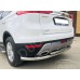 GEELY ATLAS с 2016-н.в. защита заднего бампера двойная труба d60/d42 из нержавеющей стали